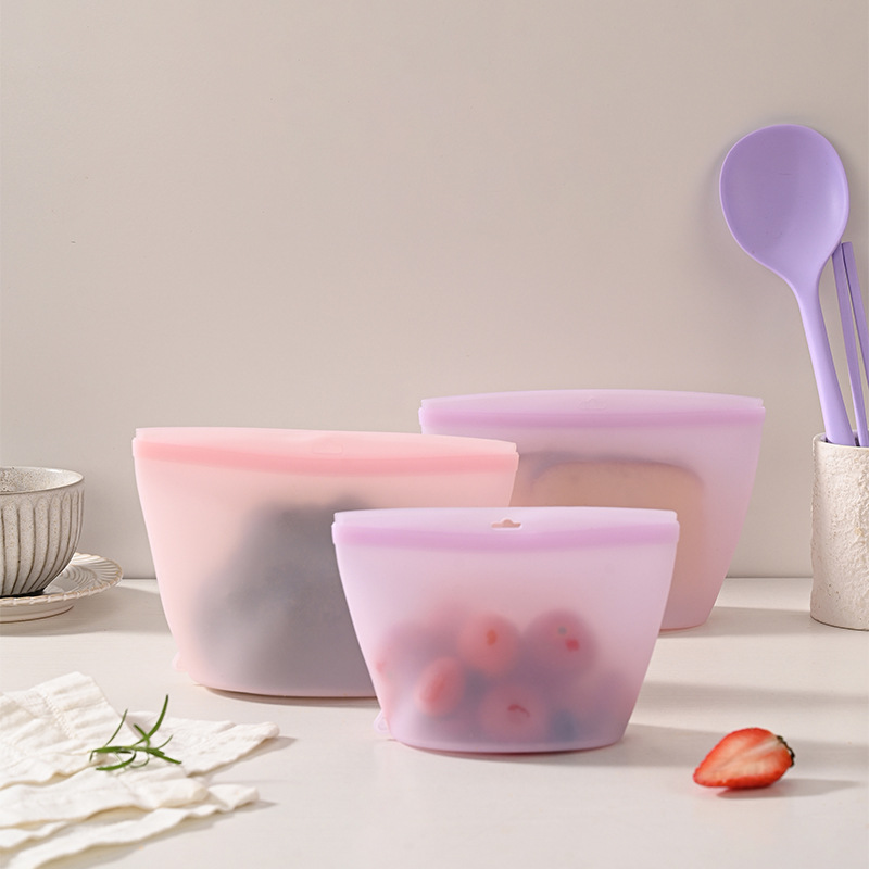 Self-Sealing Silicone Storage  - Food Storage Reusable Bags avis et prix