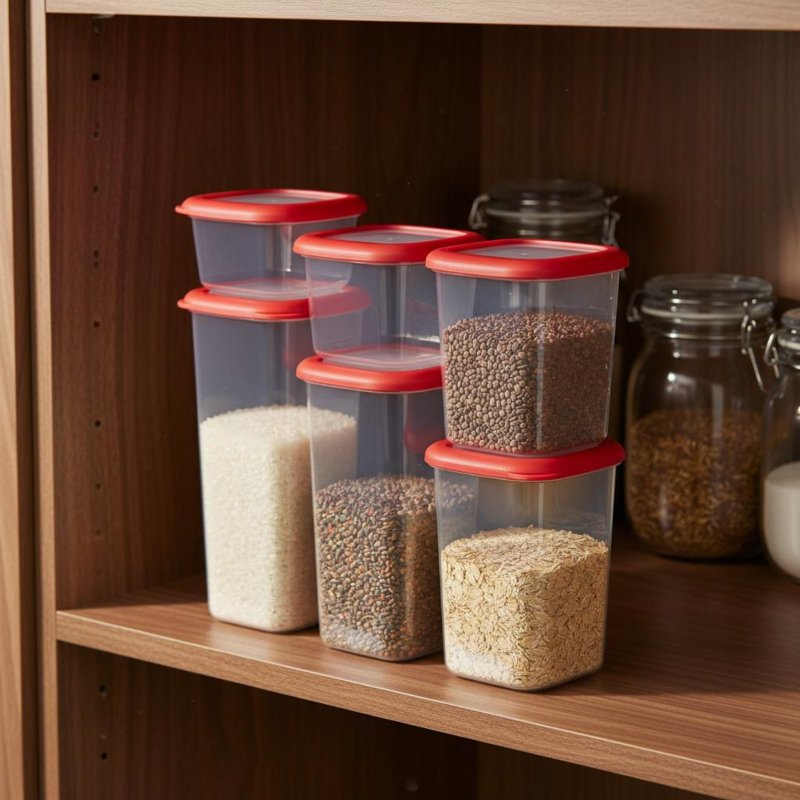 6 Pieces Airtight Food Storage - Food Storage In Pantry avis et prix