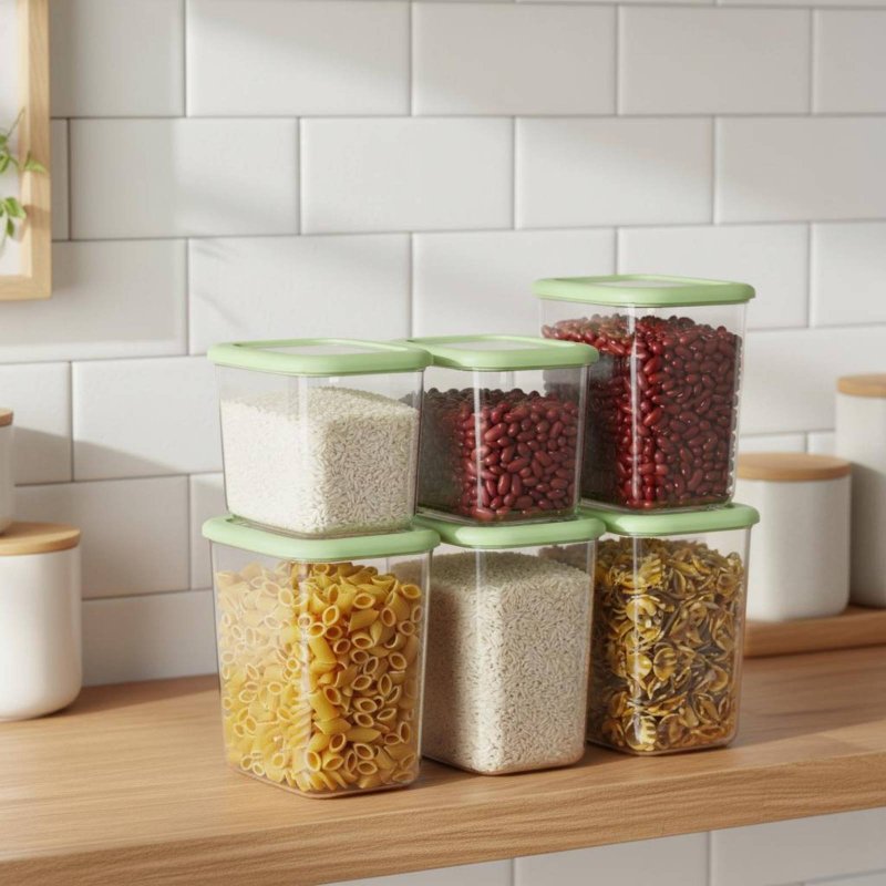 6 Pieces Airtight Food Storage - Food Storage In Pantry avis et prix