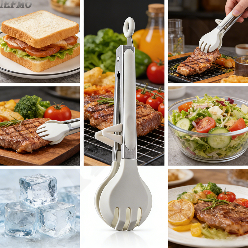 25cm Silicone Food Tongs with  - Food Storage Table avis et prix