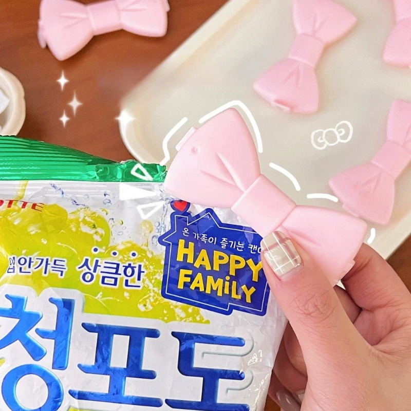 5PCS Kawaii Food Sealing Clip  - Food Storage Reusable Bags avis et prix