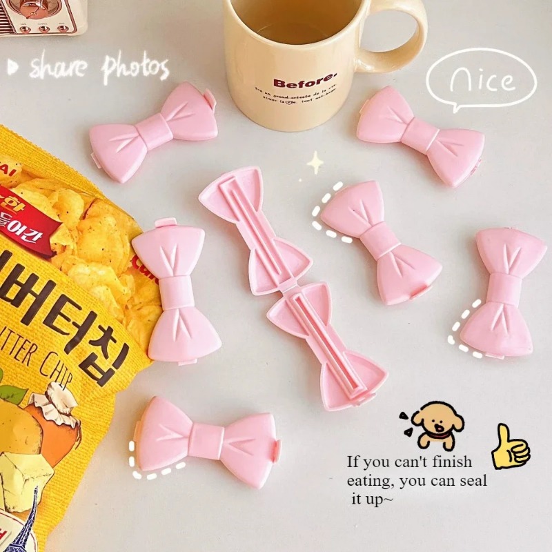 5PCS Kawaii Food Sealing Clip  - Food Storage Reusable Bags avis et prix