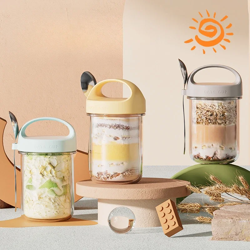430ML New Breakfast Cups Oatme - Food Storage Glass Box avis et prix