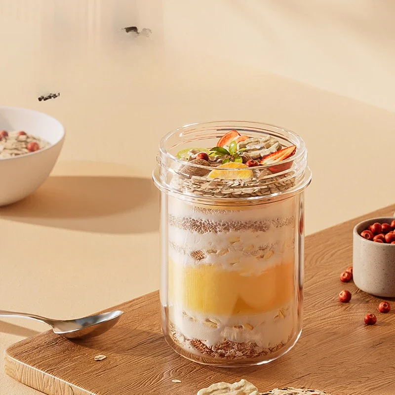 430ML New Breakfast Cups Oatme - Food Storage Glass Box avis et prix
