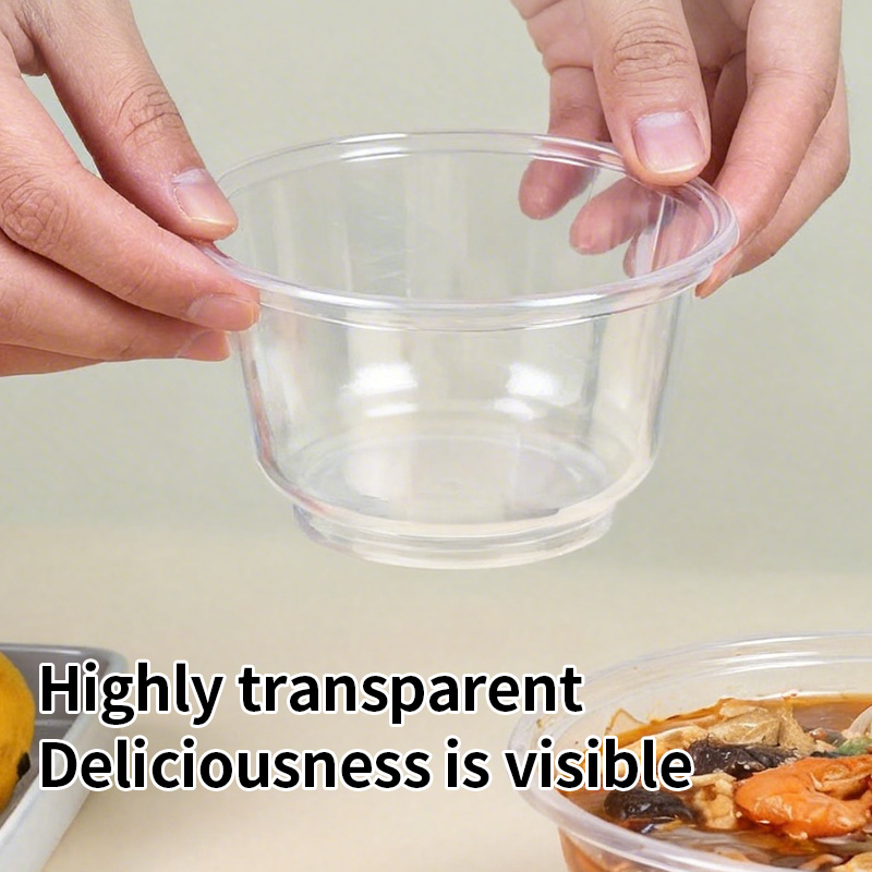 Disposable Plastic Bowls Trans - Food Storage Meals avis et prix