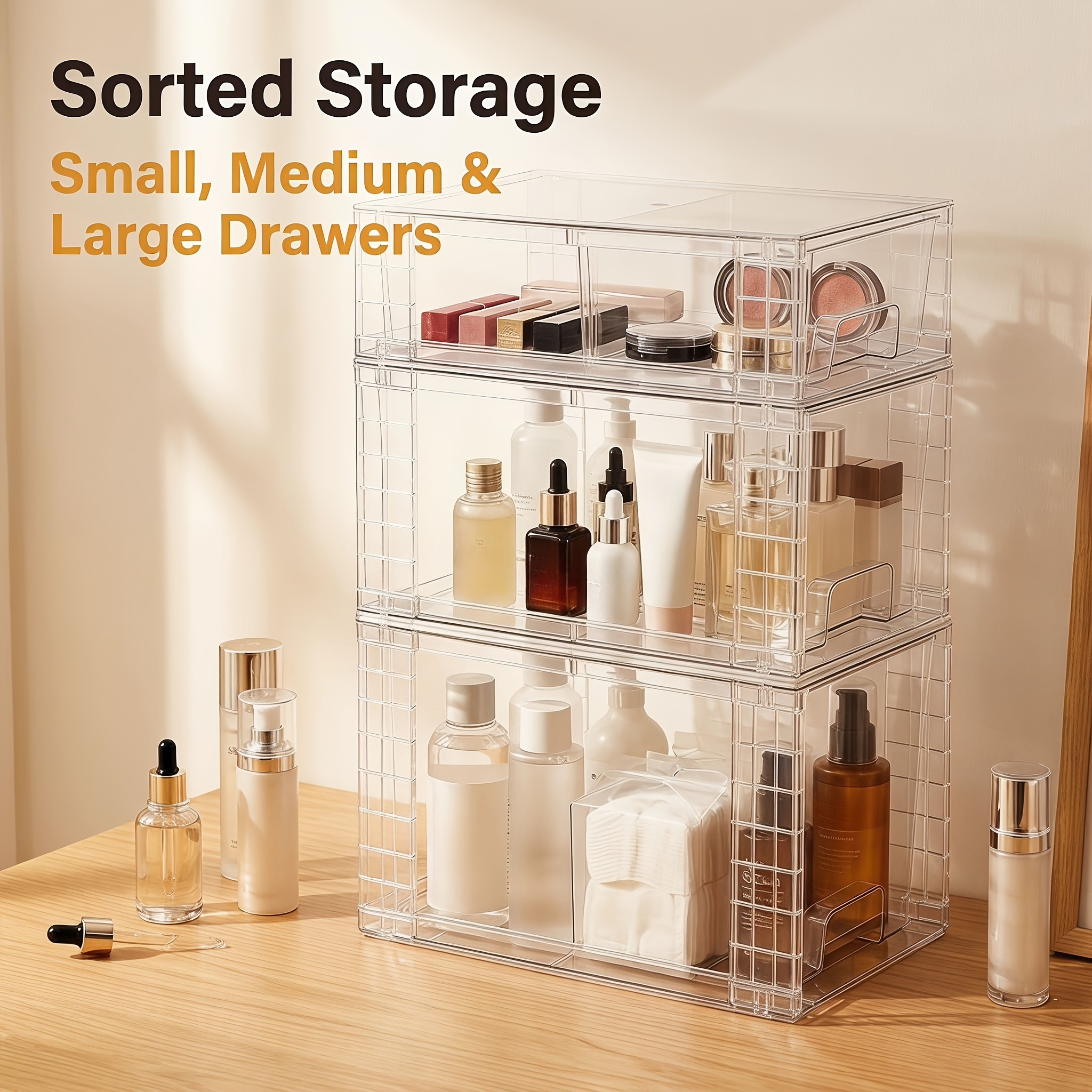 3/4pcs Clear Stackable Storage - Food Storage Without Pantry avis et prix