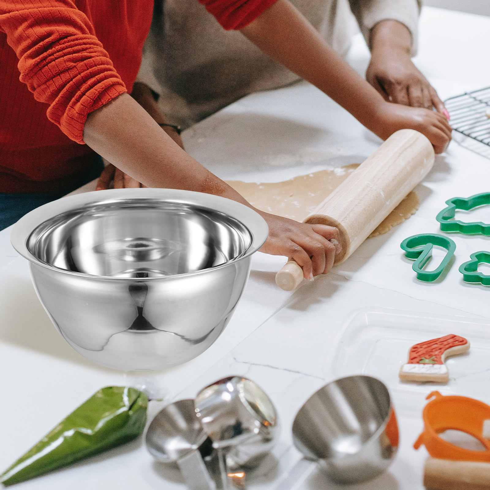 Stainless Steel Salad Bowl 7L  - Food Storage Bowls avis et prix