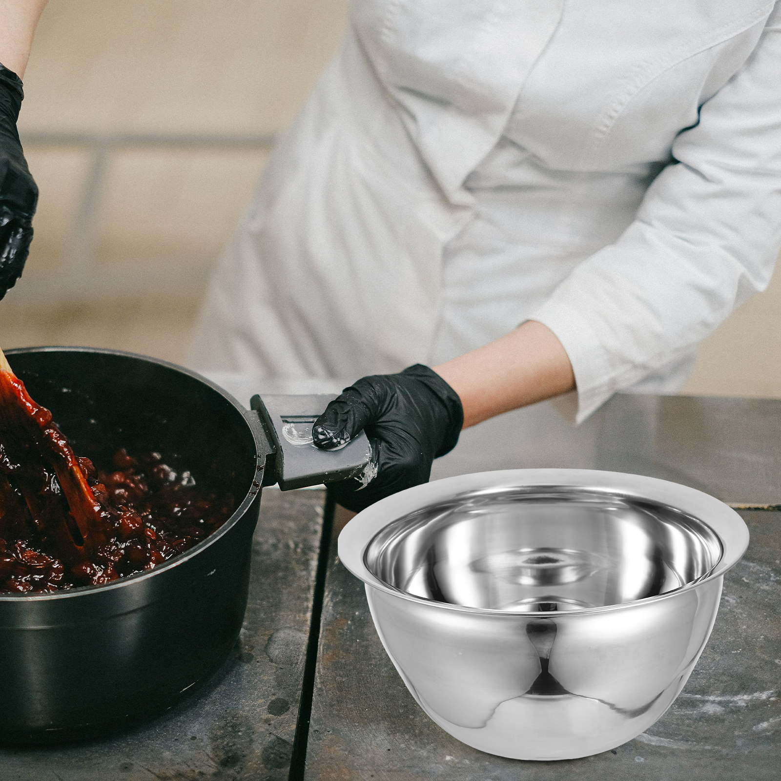 Stainless Steel Salad Bowl 7L  - Food Storage Bowls avis et prix