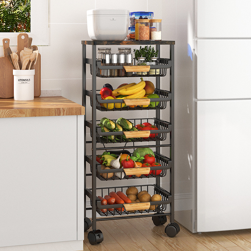 5 Tier Wire Fruit Basket - Kit - Food Storage Without Pantry avis et prix