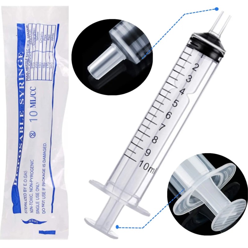 Plastic Syringes 10ml Without  - Food Storage Without Plastic avis et prix