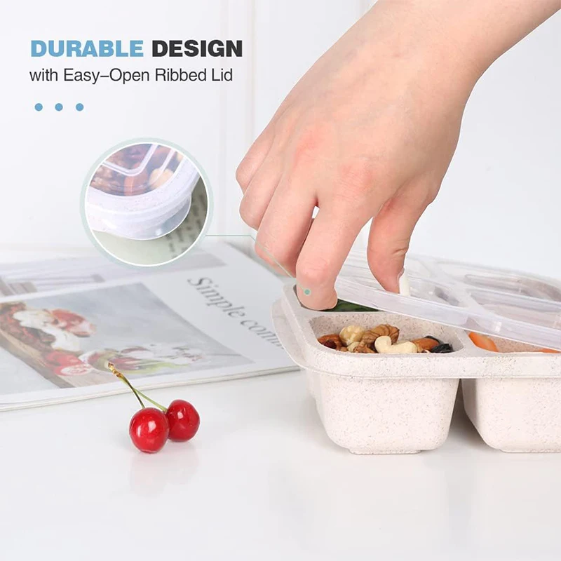 4 Grids Food Storage Box Porta - Food Storage Bowls avis et prix