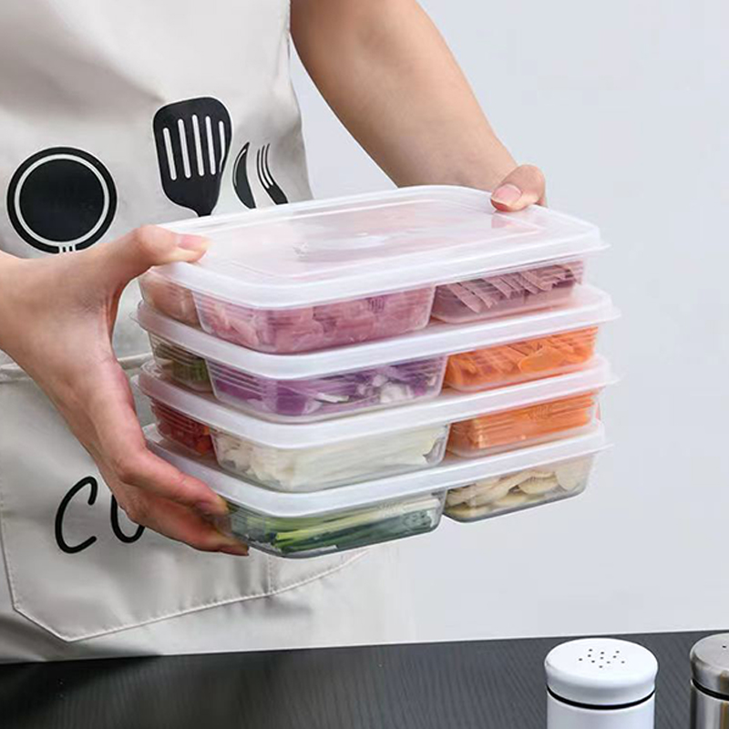 New【4 Grids Plastic Storage Bo - Food Storage Freezer Containers avis et prix