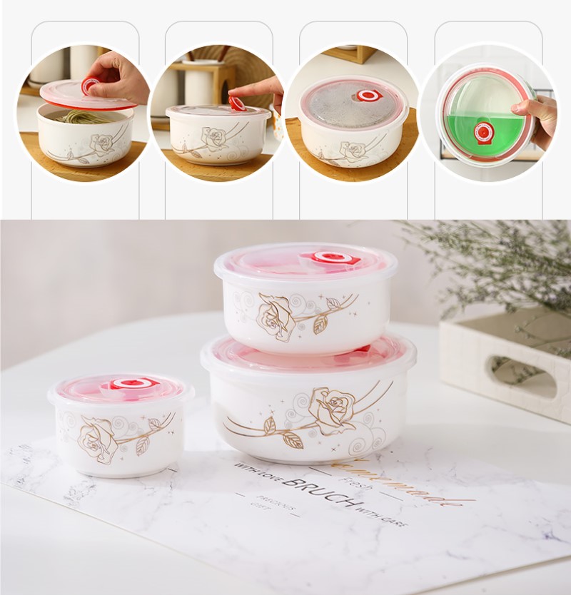 Three-piece set, fine bone chi - Food Storage Baby avis et prix
