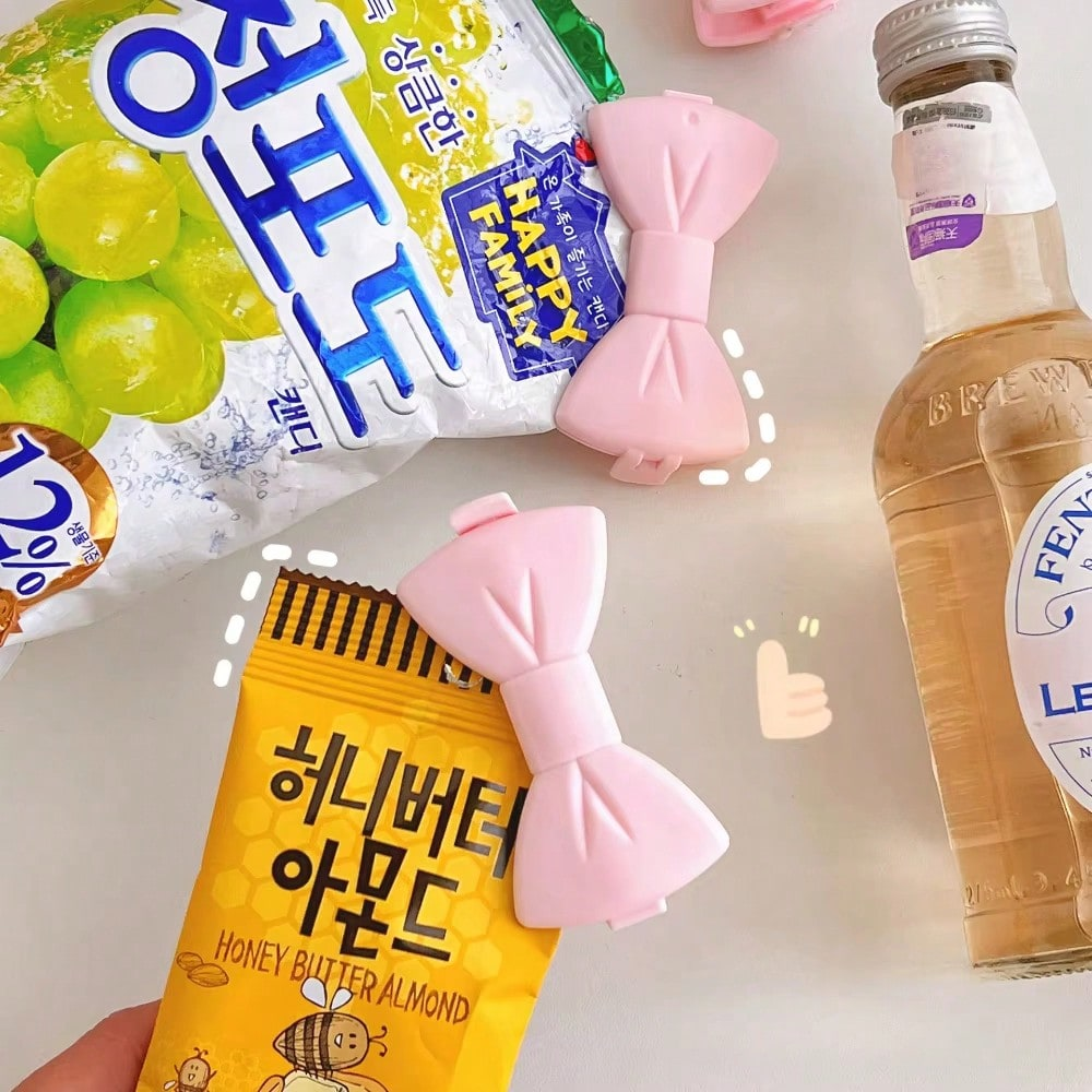 5PCS Kawaii Food Sealing Clip  - Food Storage Reusable Bags avis et prix