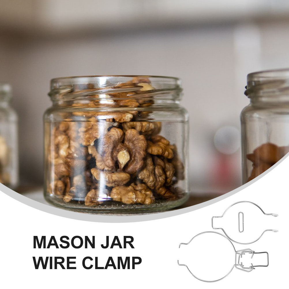 12Pcs Glass Jar Wire Clamps St - Food Storage Jars avis et prix