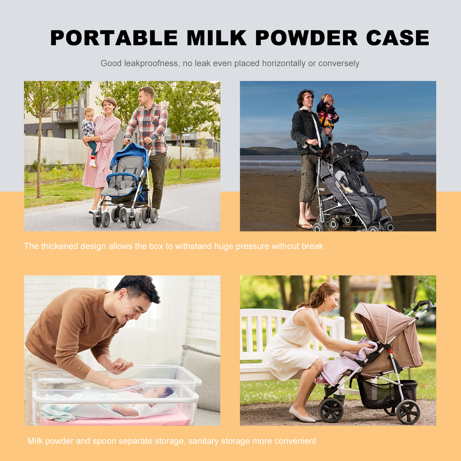 Portable Milk Powder Case Form - Food Storage Baby avis et prix