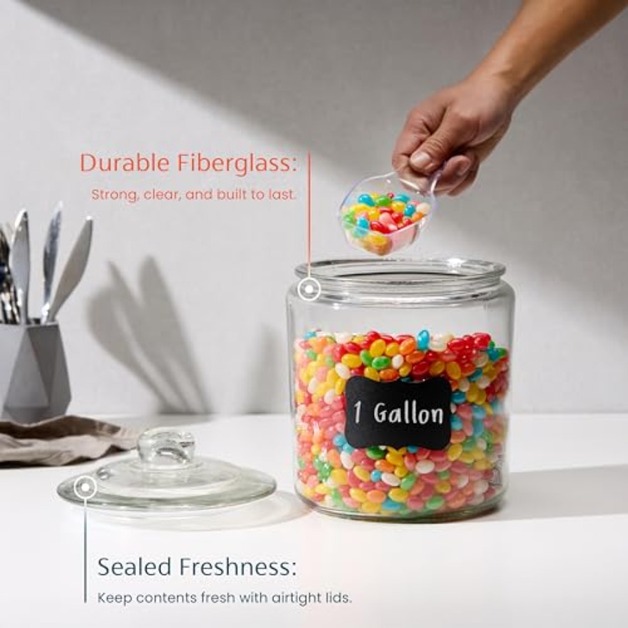 Glass Kitchen Jars Food and Co - Food Storage Jars avis et prix