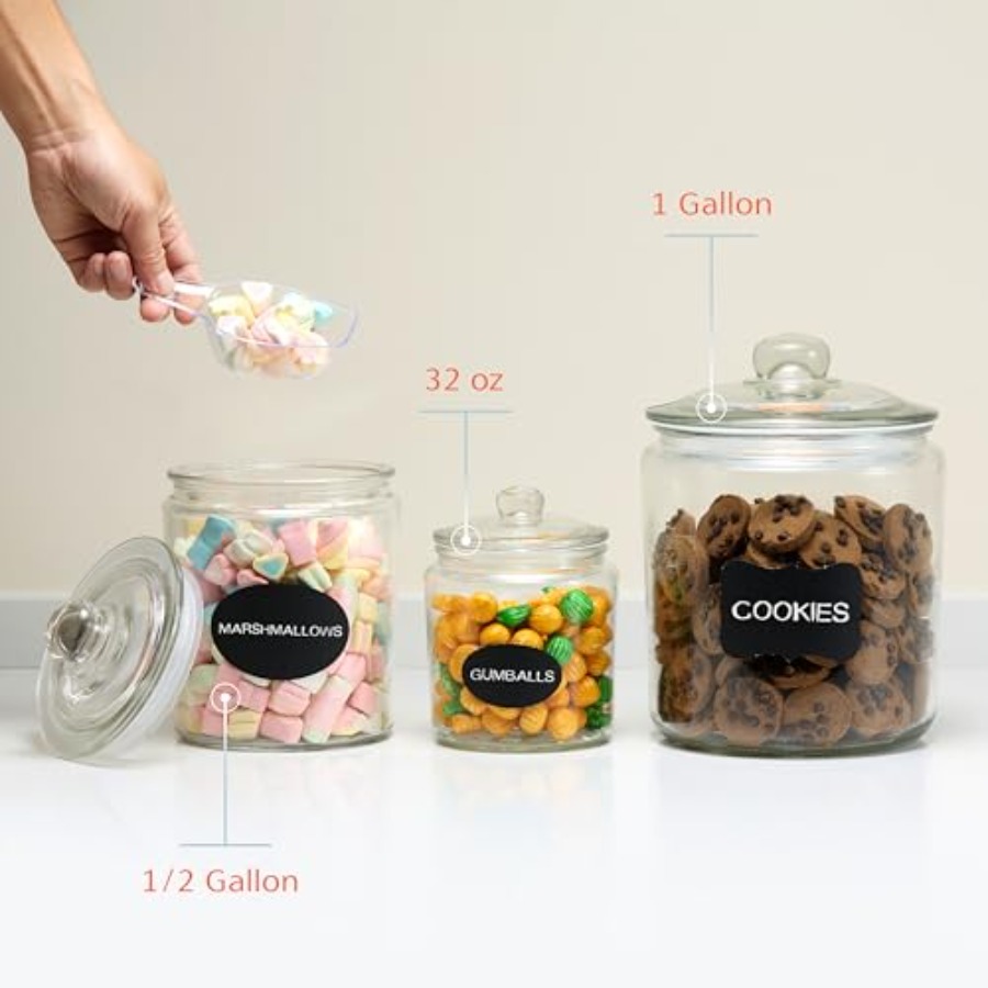 Glass Kitchen Jars Food and Co - Food Storage Jars avis et prix