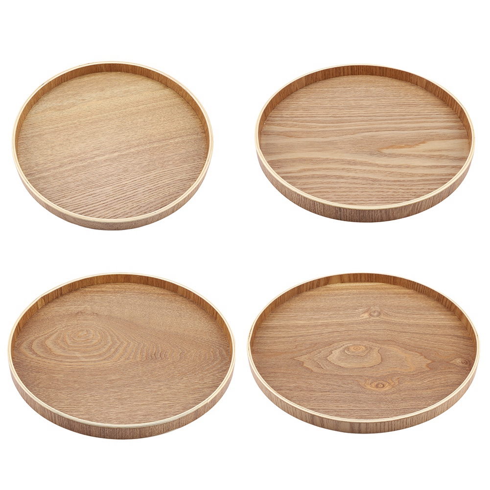 Wooden Serving Tray Tea Plate  - Food Storage Table avis et prix