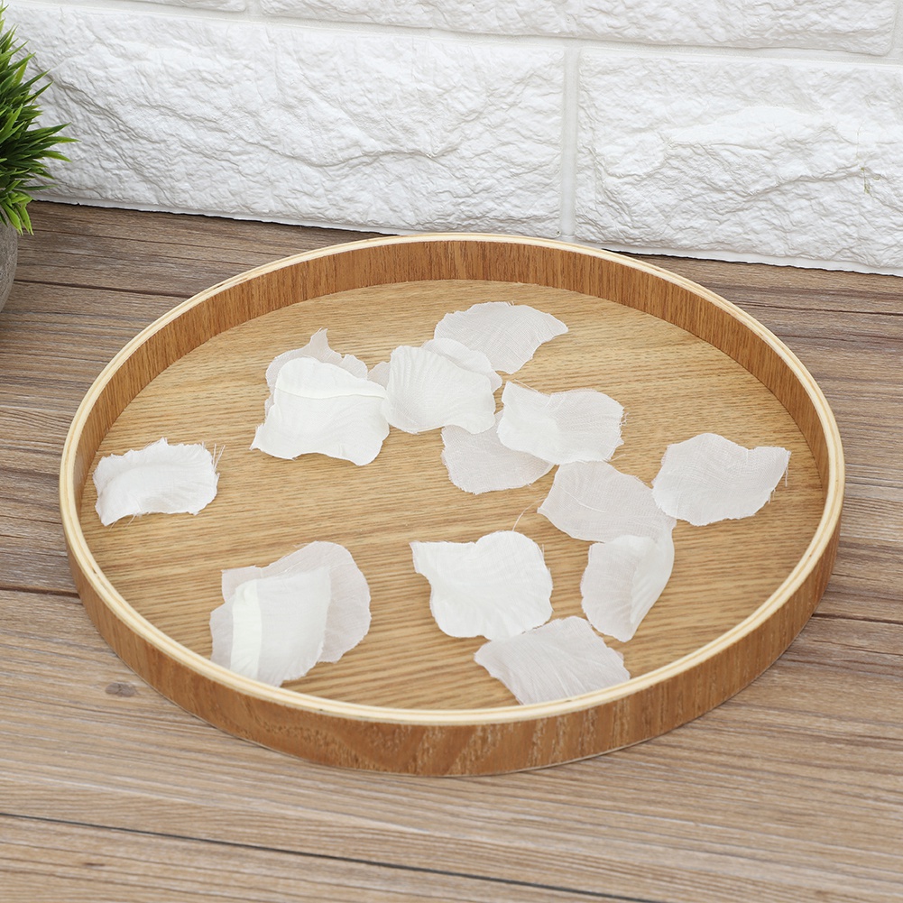 Wooden Serving Tray Tea Plate  - Food Storage Table avis et prix