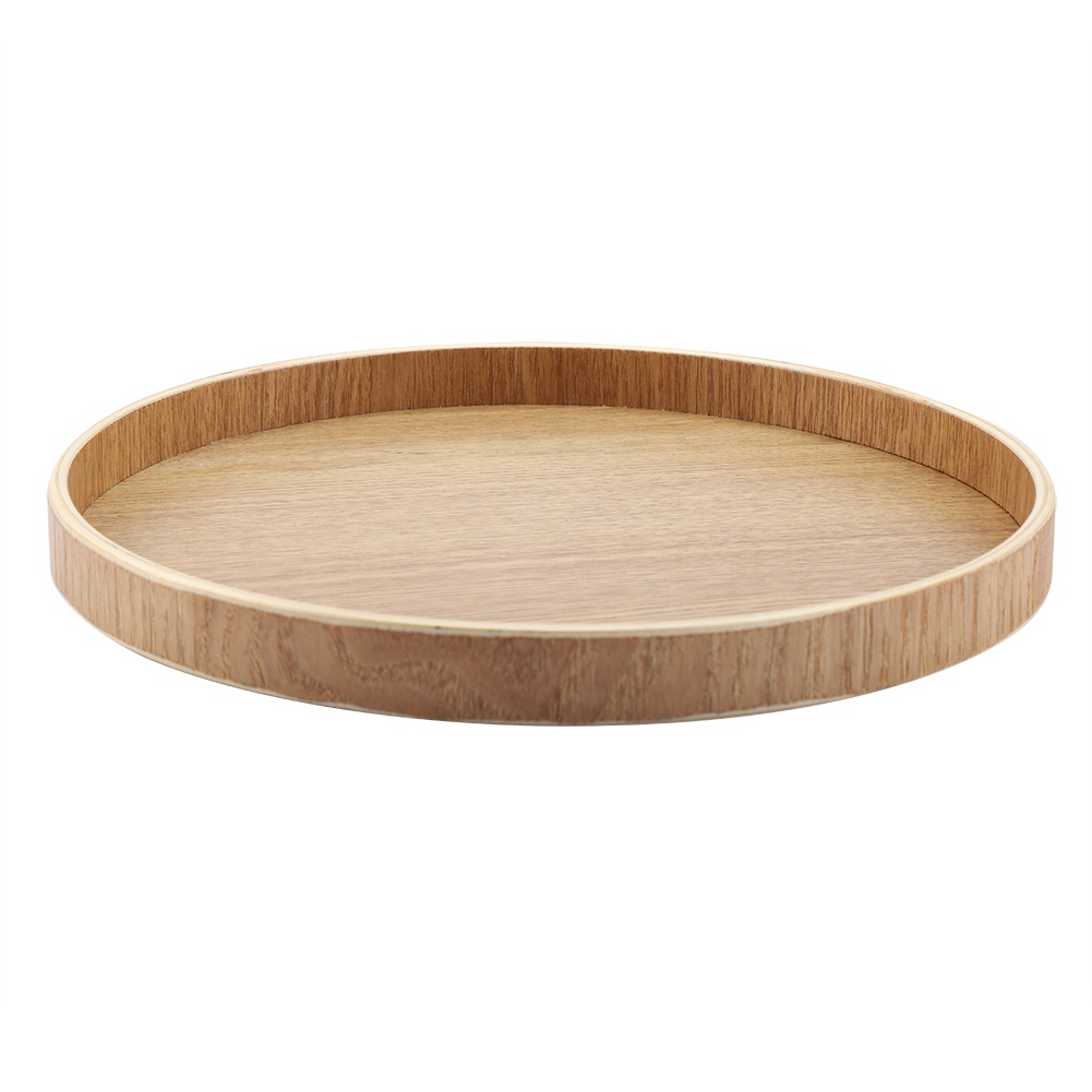 Wooden Serving Tray Tea Plate  - Food Storage Table avis et prix