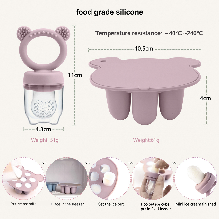 Baby Ice Cream Pops Silicone M - Food Storage 1 Year avis et prix