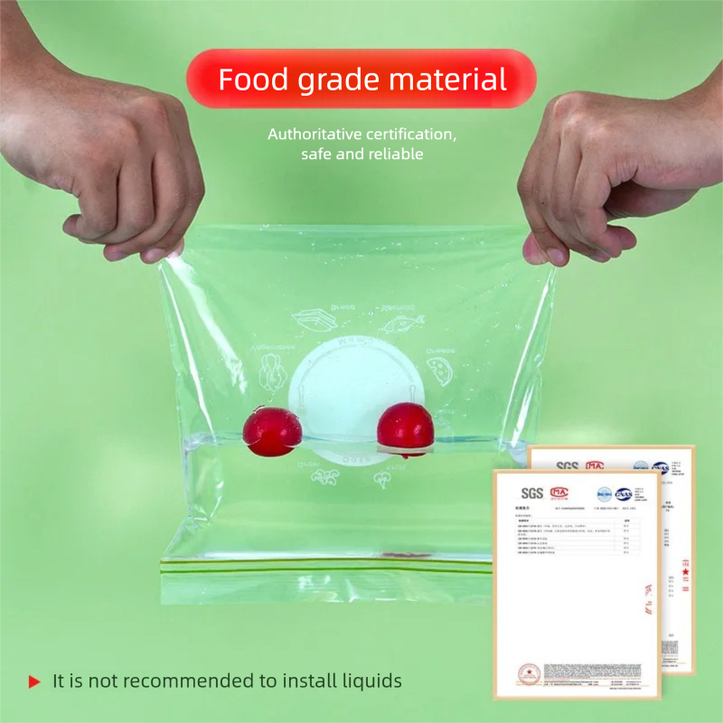 Double‑Zipper Sealed Bag, Food - Food Storage Reusable Bags avis et prix