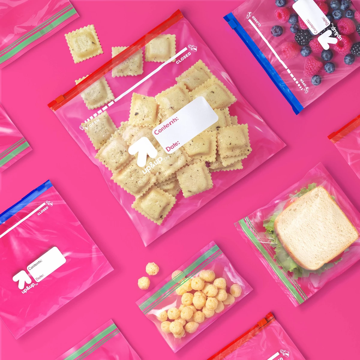 Slider and Press to Close Vari - Food Storage Reusable Bags avis et prix