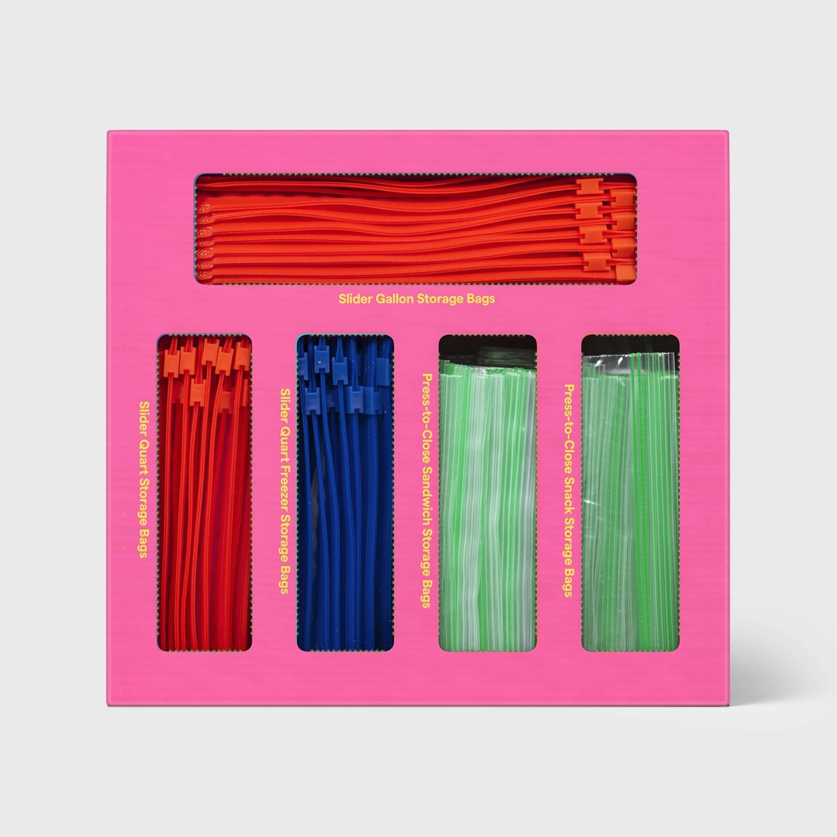Slider and Press to Close Vari - Food Storage Reusable Bags avis et prix