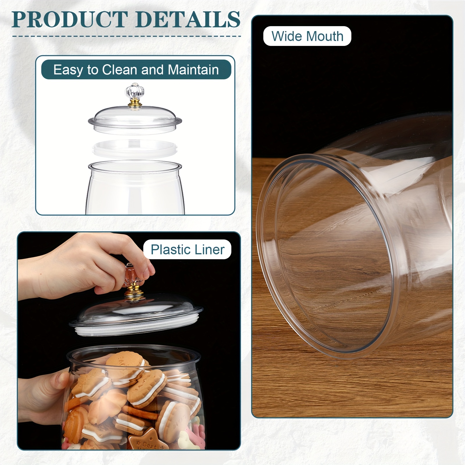 Clear Airtight Plastic Apothec - Food Storage Without Pantry avis et prix