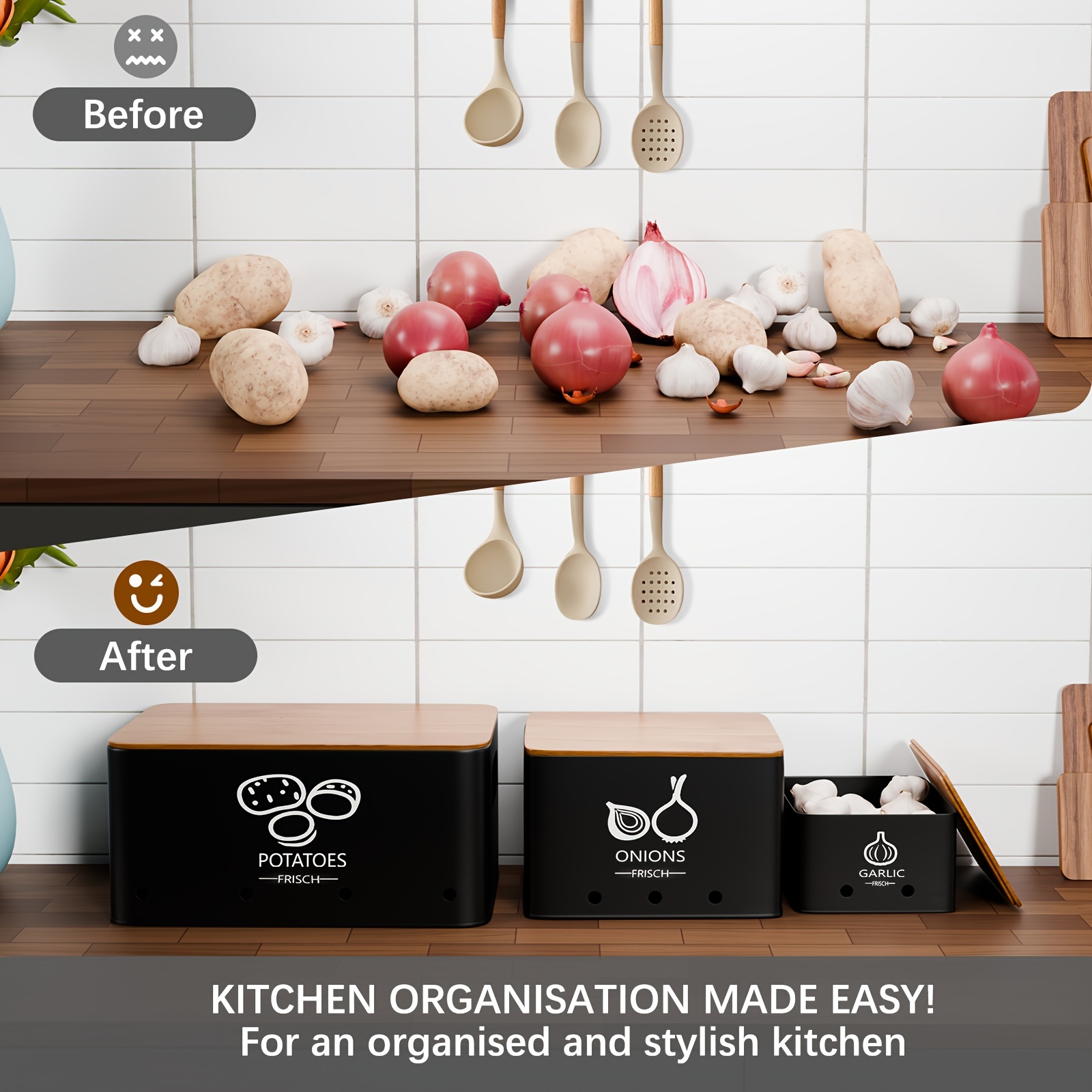 3-Piece Vegetable Storage Set  - Food Storage Without Pantry avis et prix