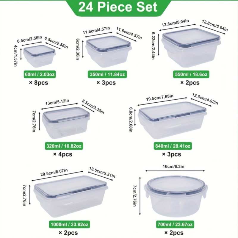48PCS BPA-Free Food Storage Se - Food Storage In Pantry avis et prix