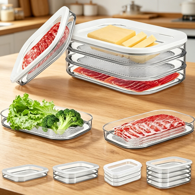 Stackable Deli Meat Container  - Food Storage Bowls avis et prix