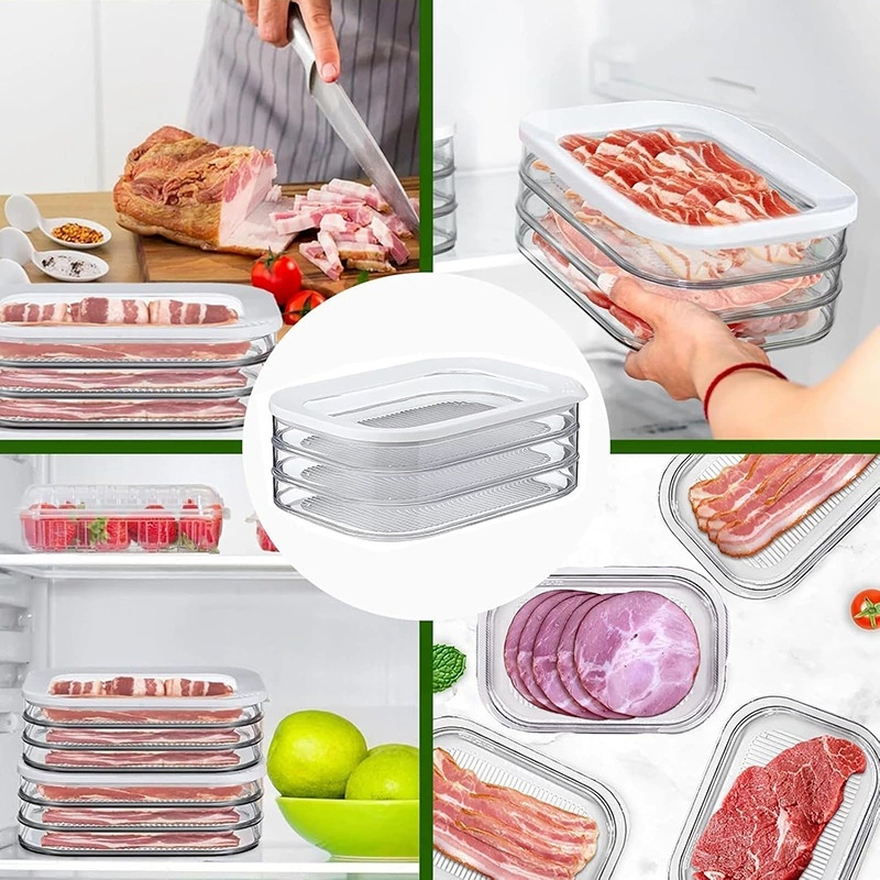 Stackable Deli Meat Container  - Food Storage Bowls avis et prix