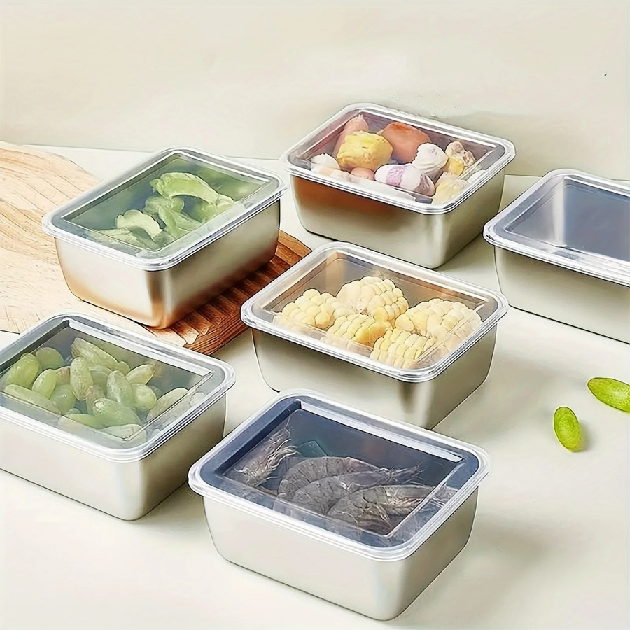 1/3/5pcs Stainless Steel Food  - Food Storage Bowls avis et prix