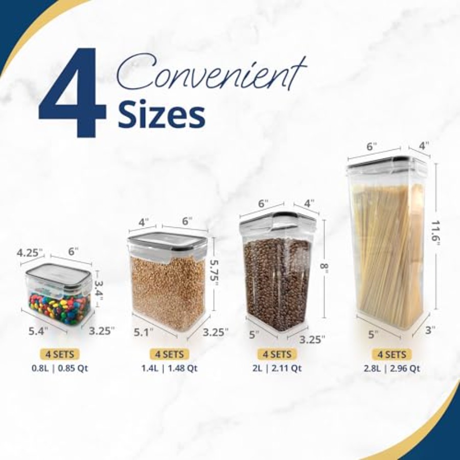 Airtight Food Storage Containe - Food Storage In Pantry avis et prix