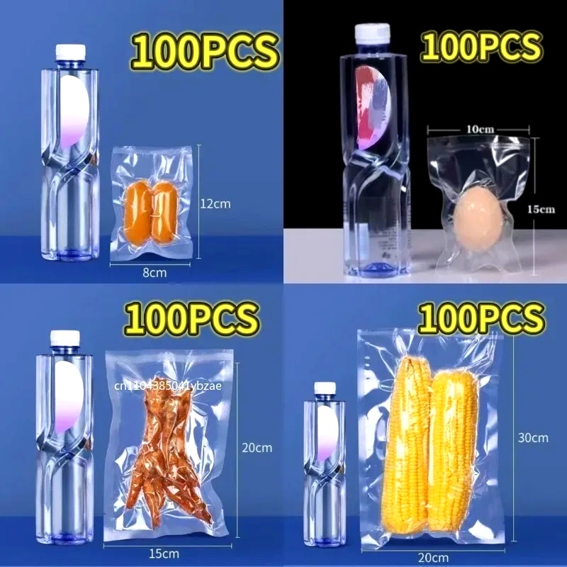 100/200/300pcs Food Grade Vacu - Food Storage Vacuum Seal Bags avis et prix