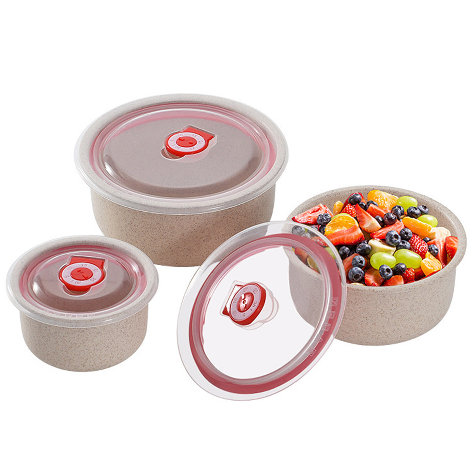 3pcs Food Storage Containers B - Food Storage Without Plastic avis et prix