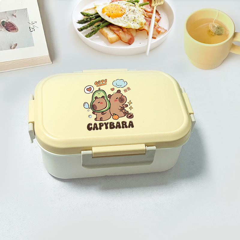Capybara Bento Lunch Box Carto - Food Storage Meals avis et prix