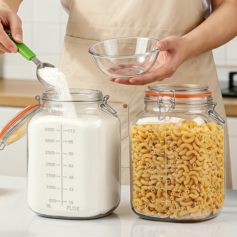 2-Pack 1-Gallon Wide-Mouth Gla - Food Storage Without Pantry avis et prix