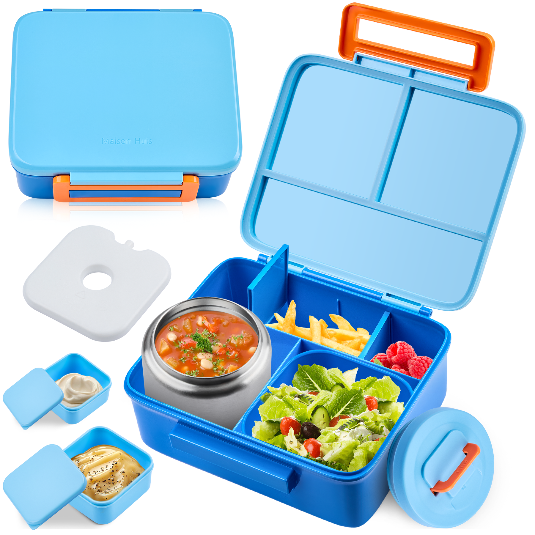 Bento Lunch Box for Kids with  - Food Storage Baby avis et prix