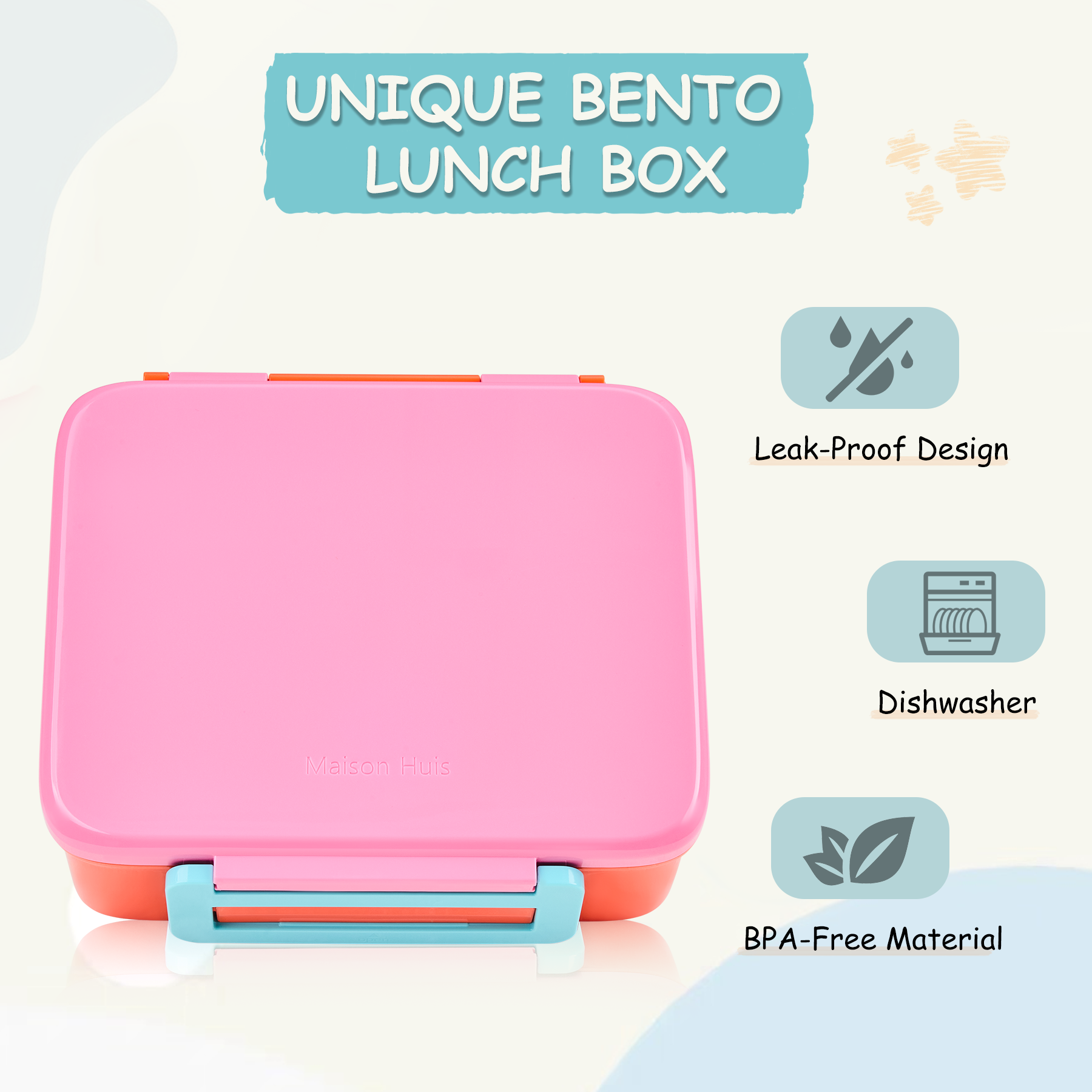 Bento Lunch Box for Kids with  - Food Storage Baby avis et prix