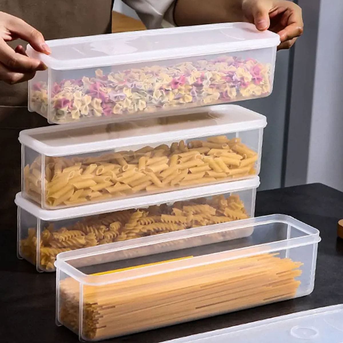 1 Plastic Transparent Storage  - Food Storage Freezer Containers avis et prix