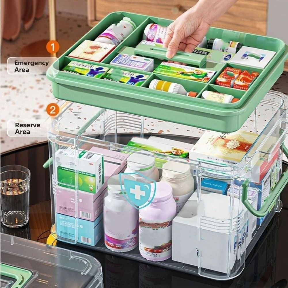 Simple Double Layers Pill Stor - Food Storage Emergency avis et prix